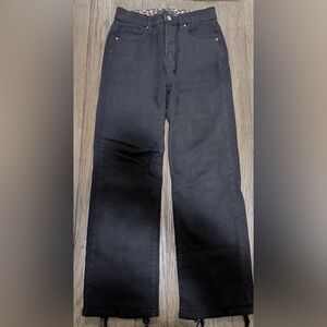 Black Risen Jeans with Stretch Waistband